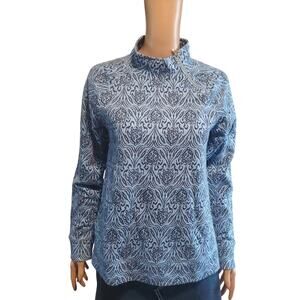 Lilly Pulitzer Size M Playa Bonita Sweatshirt Pullover Bon Bon Blue